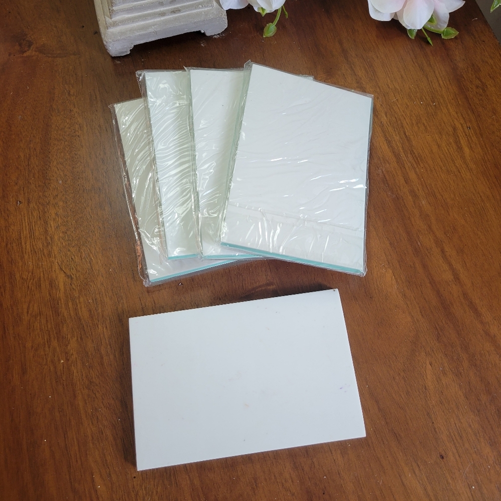 NEW 4x6 QTY 5 Rubber Stamp Pad / Linoneum For Carving